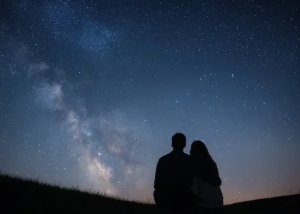regarder les etoiles en couple
