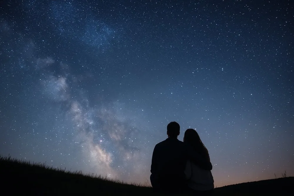regarder les etoiles en couple